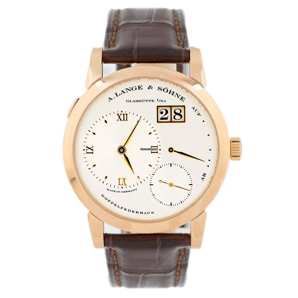 A. Lange & S?hne Lange 1 Rose Gold Silver Dial 38.5mm 101.032