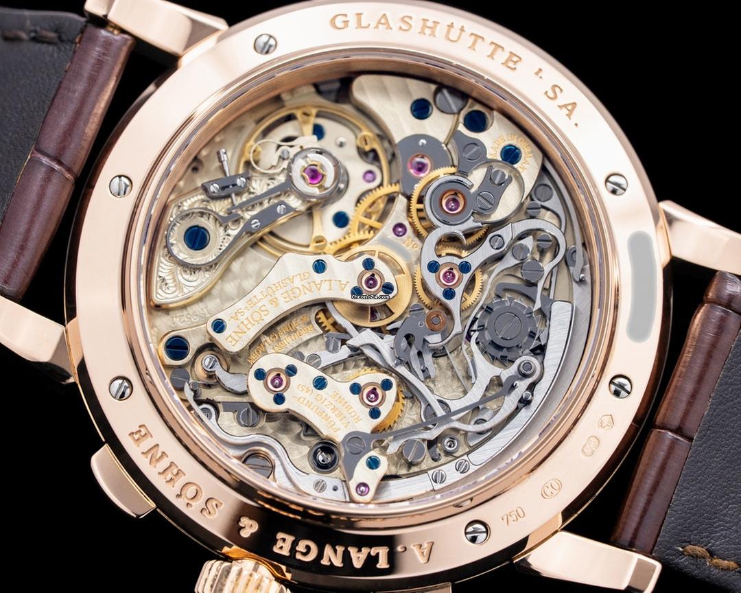 A. Lange & S?hne 410.032 Datograph Perpetual Chronograph 18K Rose Gold Silver Dial