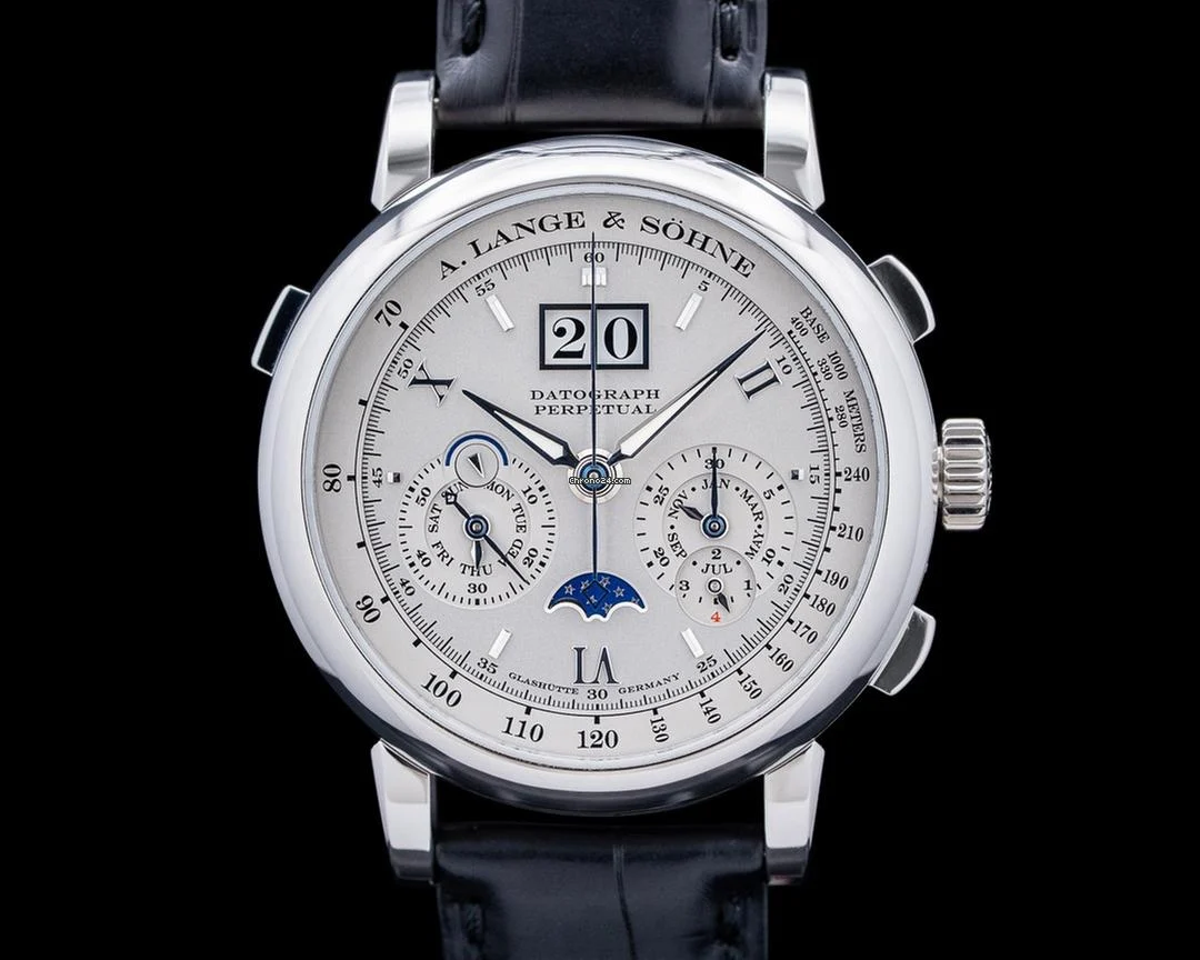 A. Lange & S?hne 410.025FE Datograph Perpetual Calendar Platinum SERVICED