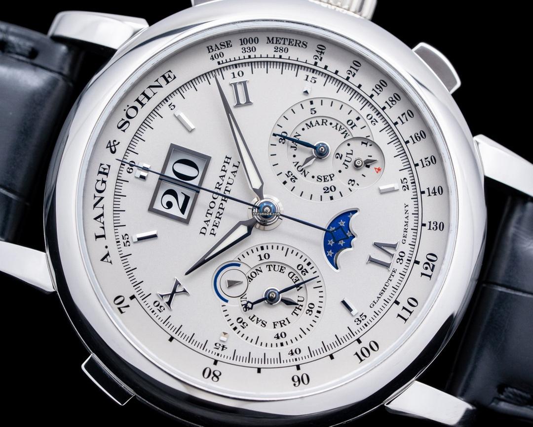 A. Lange & S?hne 410.025FE Datograph Perpetual Calendar Platinum SERVICED