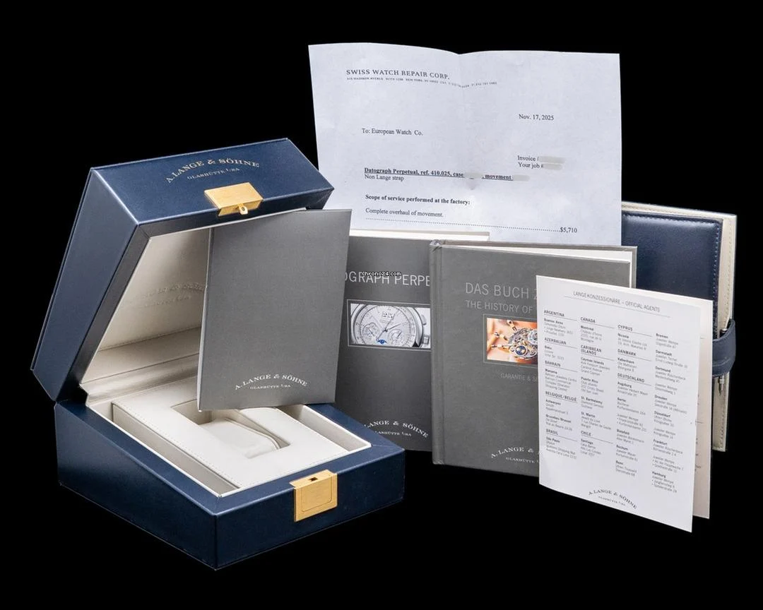 A. Lange & S?hne 410.025FE Datograph Perpetual Calendar Platinum SERVICED