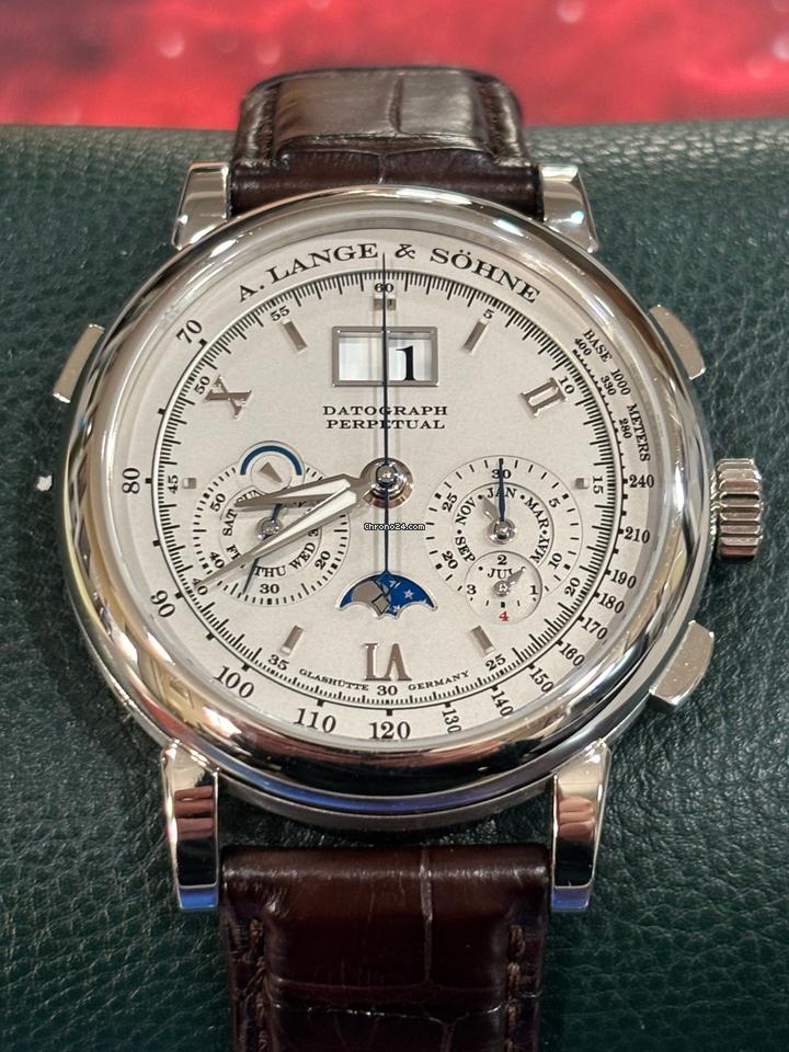 A. Lange & S?hne Datograph Perpetual Serviced, new strap and clasp, 1 year remaining on warranty.