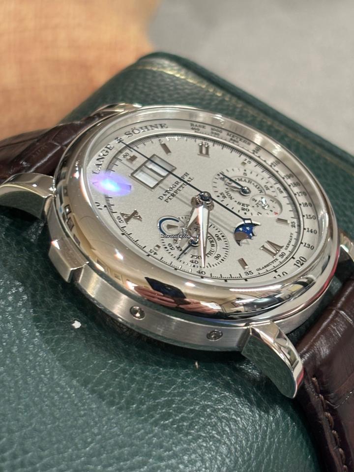 A. Lange & S?hne Datograph Perpetual Serviced, new strap and clasp, 1 year remaining on warranty.