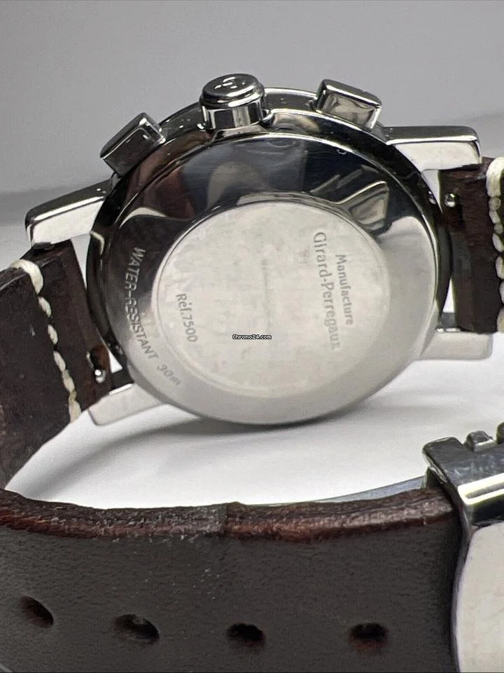 Girard Perregaux Chronograph Ref 7500 Automatic 36mm Steel Date Watch 10 Girard Perregaux Chronograph Ref 7500 Automatic 36mm Steel Date Watch