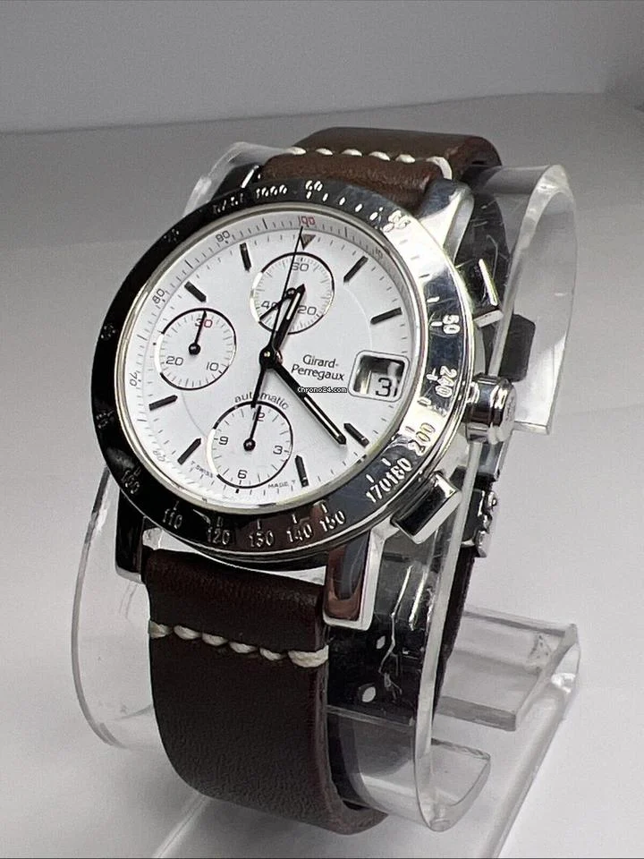 Girard Perregaux Chronograph Ref 7500 Automatic 36mm Steel Date Watch 4 Girard Perregaux Chronograph Ref 7500 Automatic 36mm Steel Date Watch