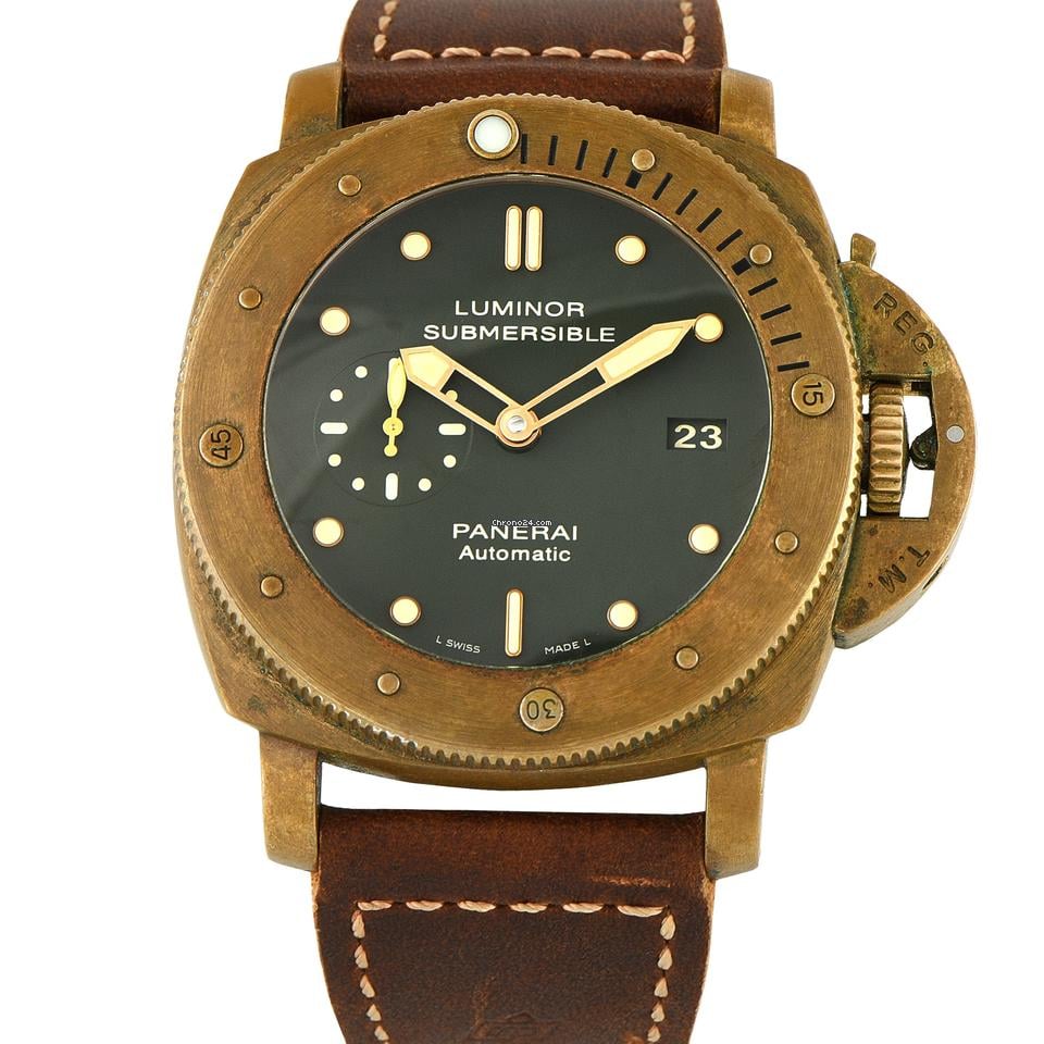 Panerai Officine Submersible 1950 3 Days Bronzo Watch PAM00382
