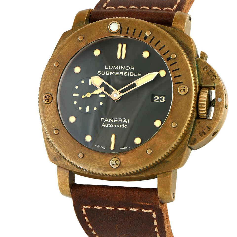 Panerai Officine Submersible 1950 3 Days Bronzo Watch PAM00382