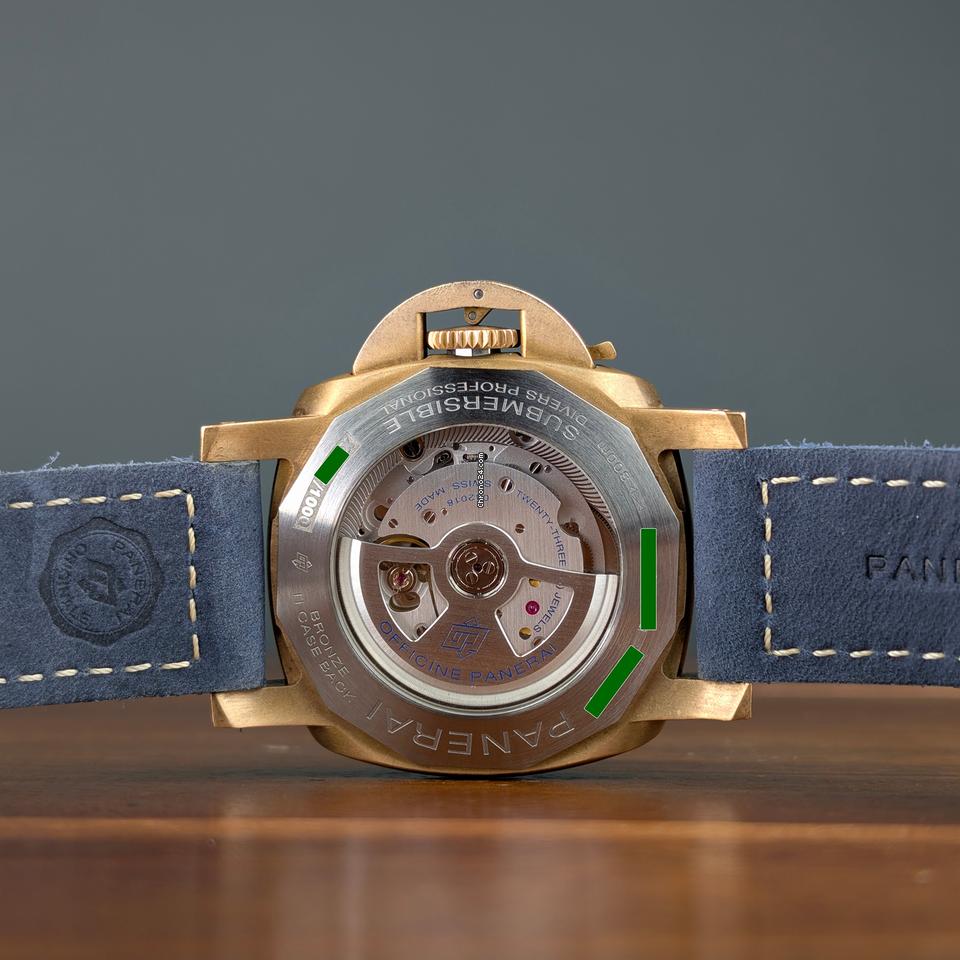 Panerai Submersible Bronzo Blu Abisso Blue Dial Box & Card 6 Panerai Submersible Bronzo Blu Abisso Blue Dial Box & Card