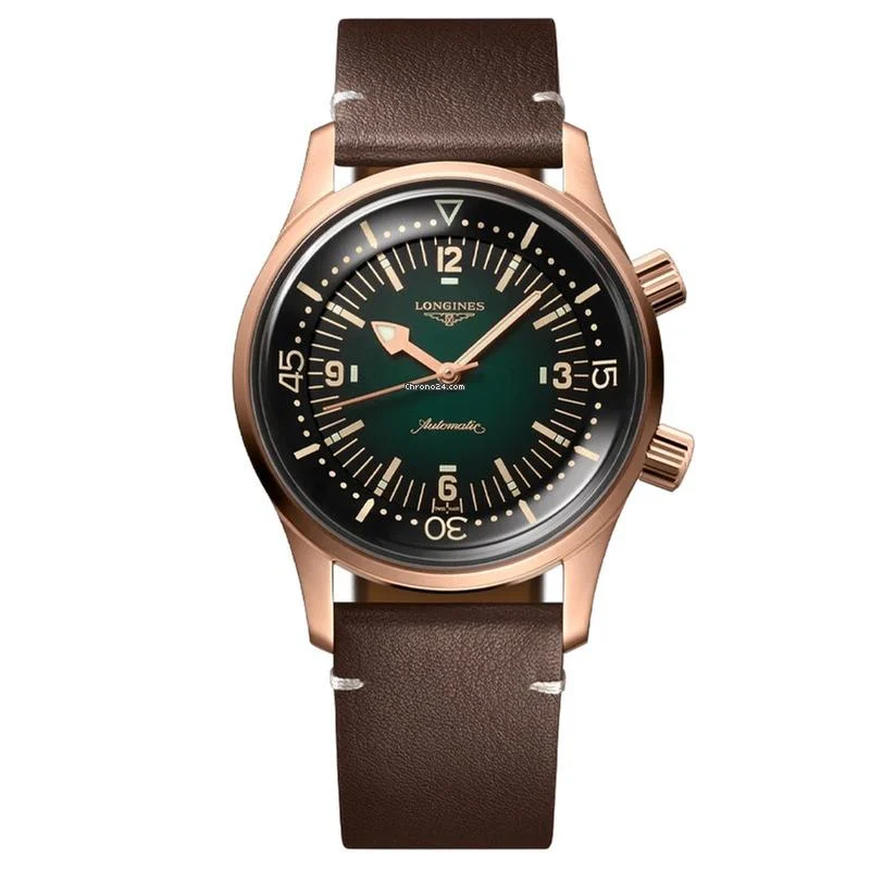 Longines Legend Diver Bronze 42mm Green Dial Men's Watch L37741502