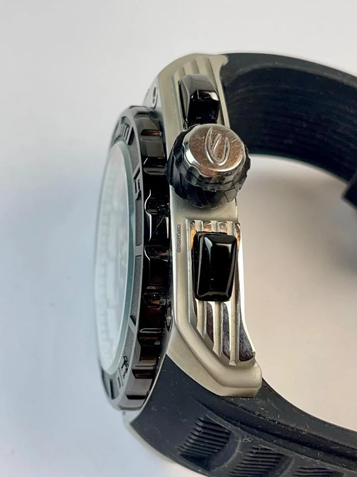 Elini Barokas Commander Chronograph Calendar Day Date Two Tone Dial Original Box Papers Swiss Made