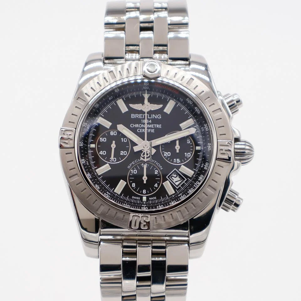 Breitling Chronomat 44 Steel Black Special Edition AB011511/BF70 Automatic Bracelet