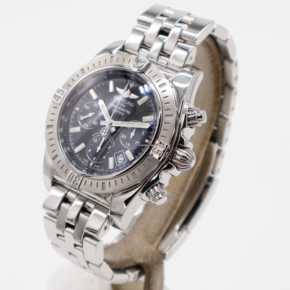 Breitling Chronomat 44 Steel Black Special Edition AB011511/BF70 Automatic Bracelet