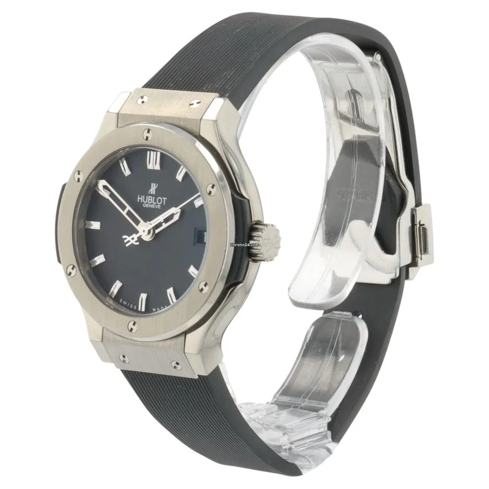 Hublot Classic Fusion Titanium Black Dial 33mm Quartz Women's 581.NX.1170.RX 4 Hublot Classic Fusion Titanium Black Dial 33mm Quartz Women's 581.NX.1170.RX
