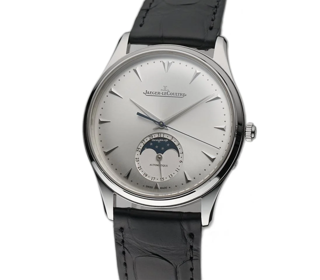 Jaeger-LeCoultre Master Collection 39mm Master Ultra Thin Moon Steel Silver Dial 2012
