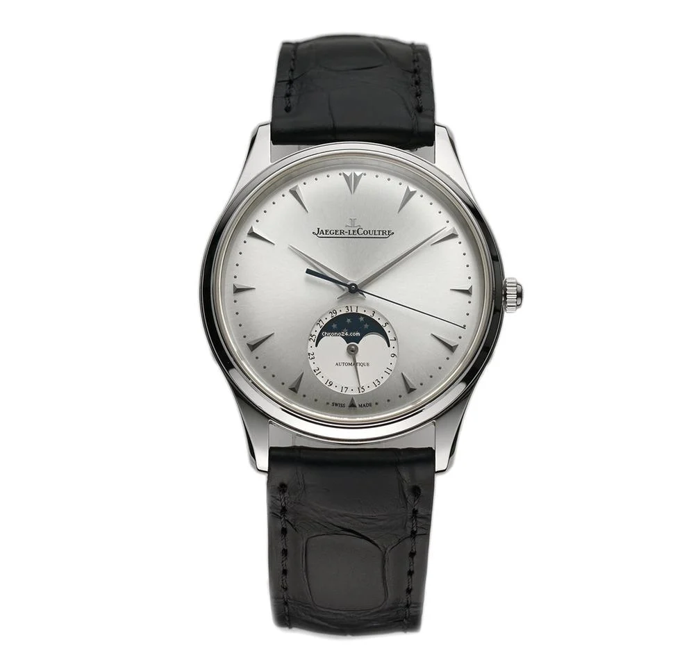 Jaeger-LeCoultre Master Collection 39mm Master Ultra Thin Moon Steel Silver Dial 2012