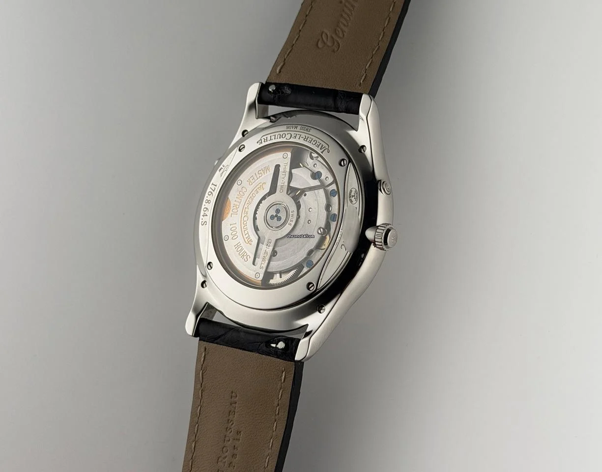 Jaeger-LeCoultre Master Collection 39mm Master Ultra Thin Moon Steel Silver Dial 2012