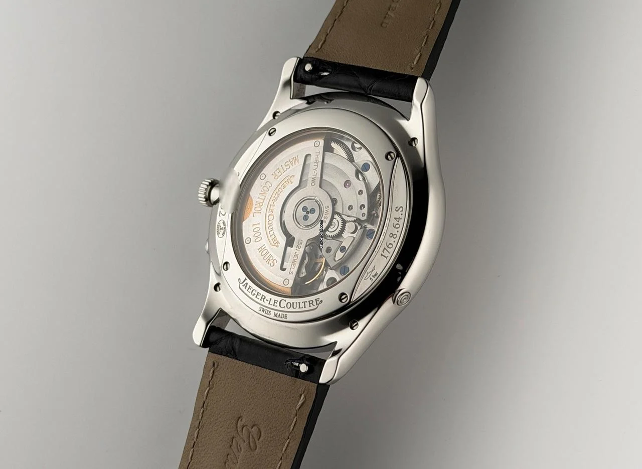 Jaeger-LeCoultre Master Collection 39mm Master Ultra Thin Moon Steel Silver Dial 2012