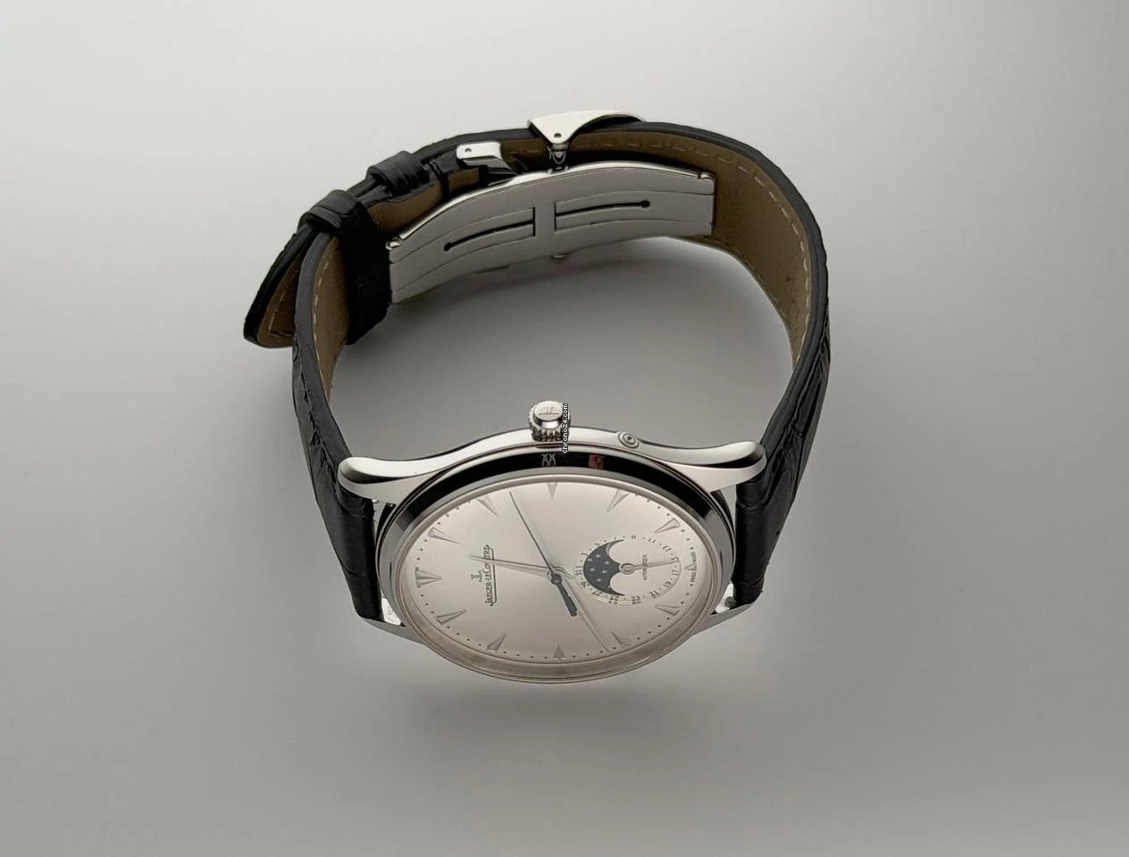 Jaeger-LeCoultre Master Collection 39mm Master Ultra Thin Moon Steel Silver Dial 2012