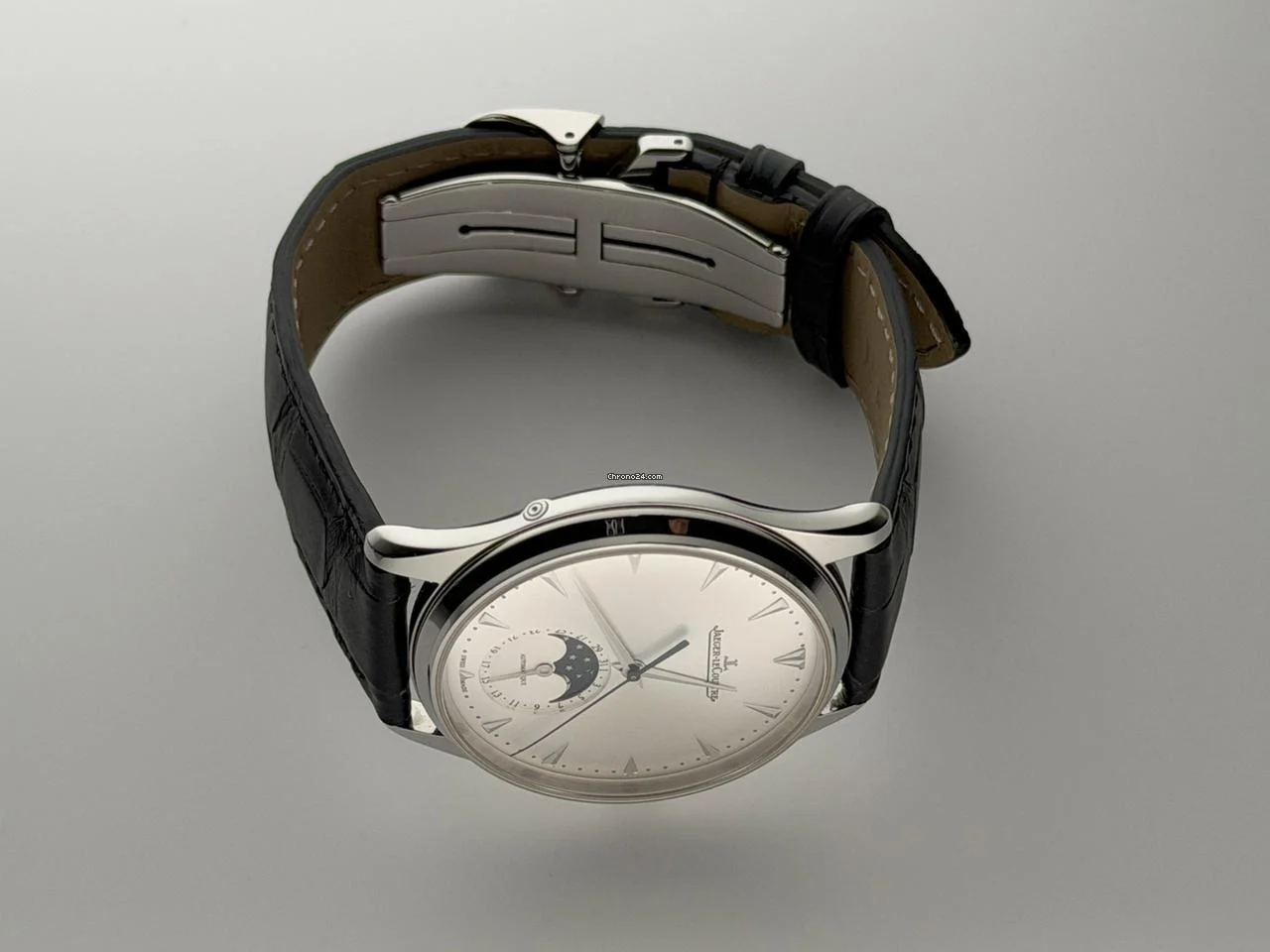 Jaeger-LeCoultre Master Collection 39mm Master Ultra Thin Moon Steel Silver Dial 2012