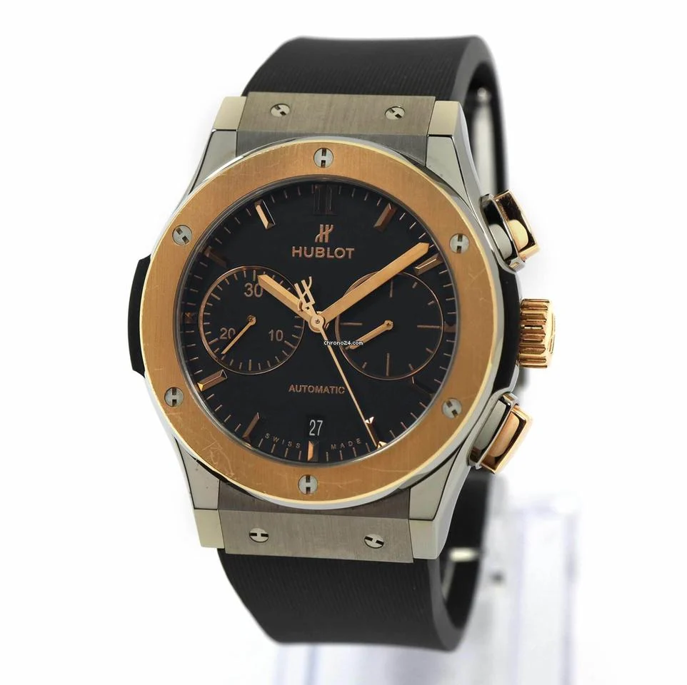 Hublot Classic Fusion Chrono 521.NO.1181.RX 45MM Ceramic Black Rose GoldClassic Fusion