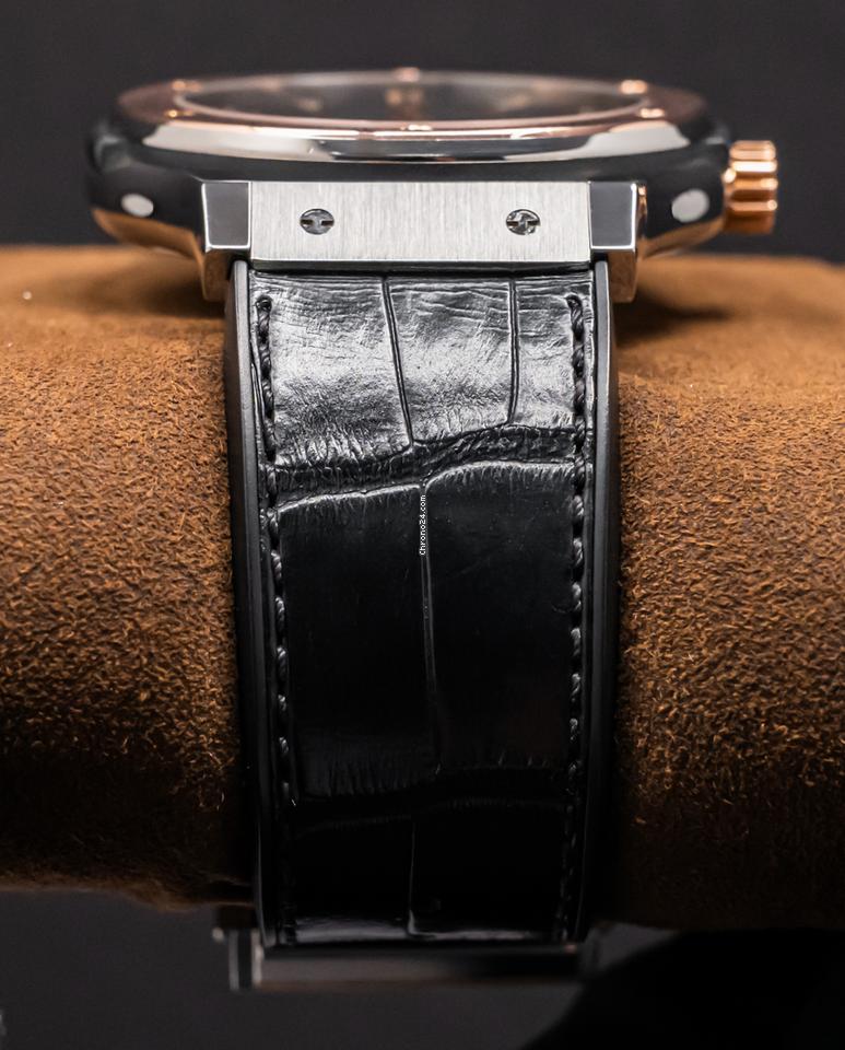Hublot Classic Fusion Titanium King Gold 45 mm Black Dial $13K MSRP Automatic Deploy Date