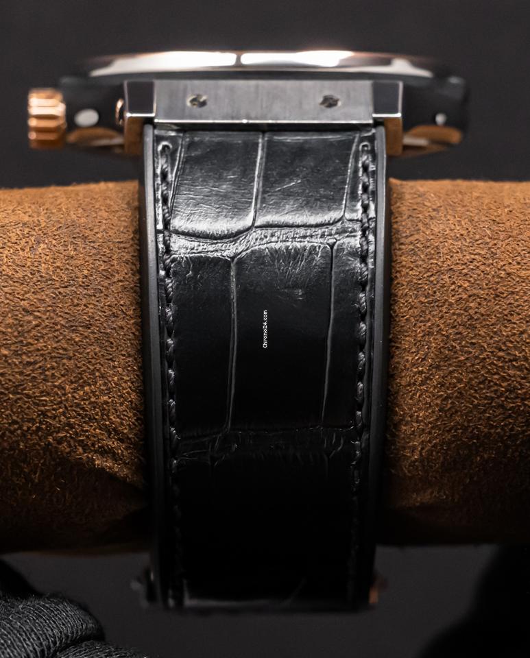 Hublot Classic Fusion Titanium King Gold 45 mm Black Dial $13K MSRP Automatic Deploy Date