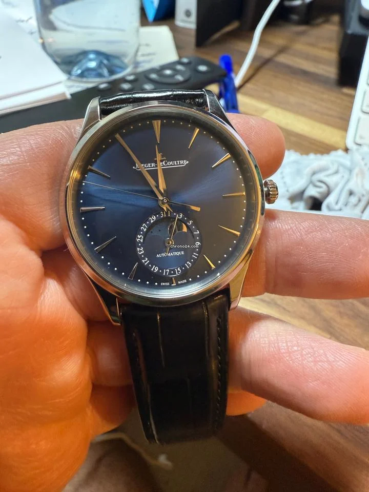 Jaeger-LeCoultre Master Ultra Thin Moon Pamphlet, Warranty card 6 1/2 years left Booklet, Travel Box