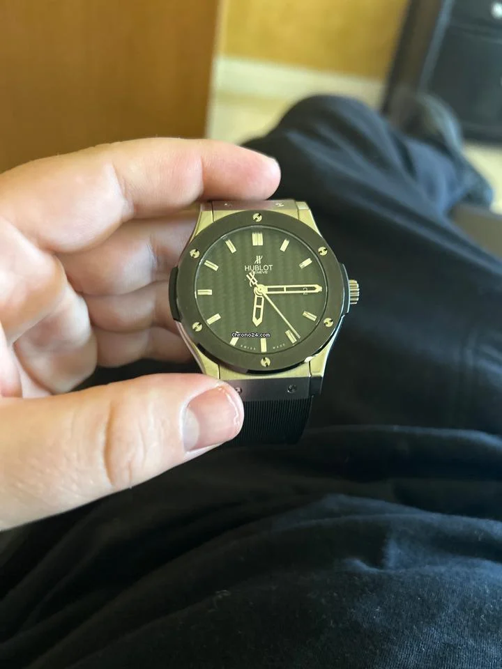 Hublot Classic Fusion Zirconium 45MM Black Carbon Dial Rubber Strap (511.ZM.1670.RX) 8 Hublot Classic Fusion Zirconium 45MM Black Carbon Dial Rubber Strap (511.ZM.1670.RX)