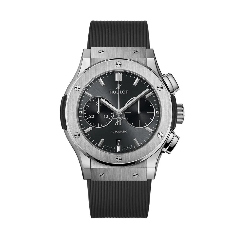Hublot 2024 Unworn, Classic Fusion Racing Grey Chronograph Titanium 45, 521.NX.7071.RX