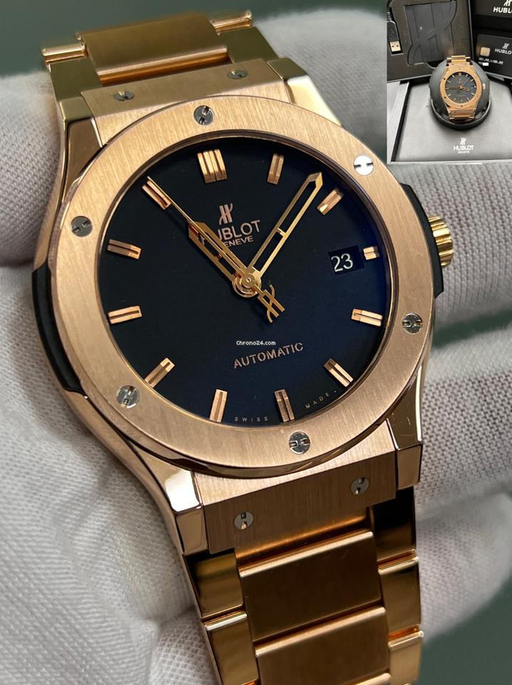 Hublot 511.OX.1180.OX Classic Fusion 18K Rose Gold Box Paper 45mm