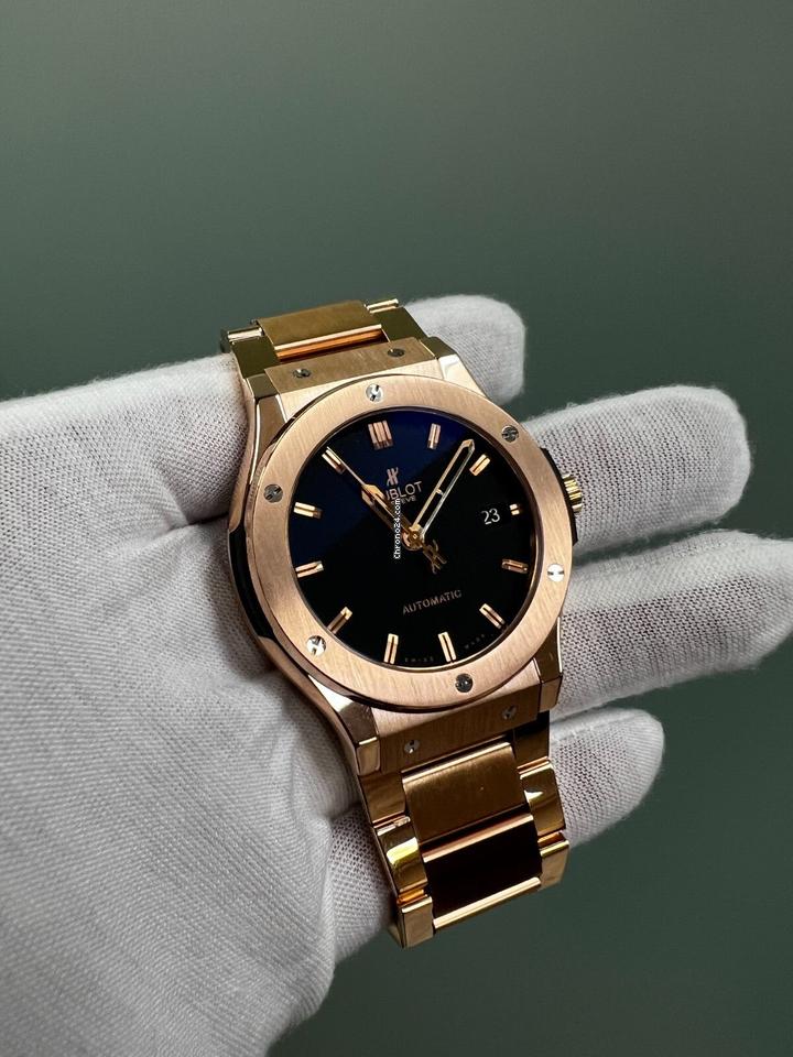 Hublot 511.OX.1180.OX Classic Fusion 18K Rose Gold Box Paper 45mm