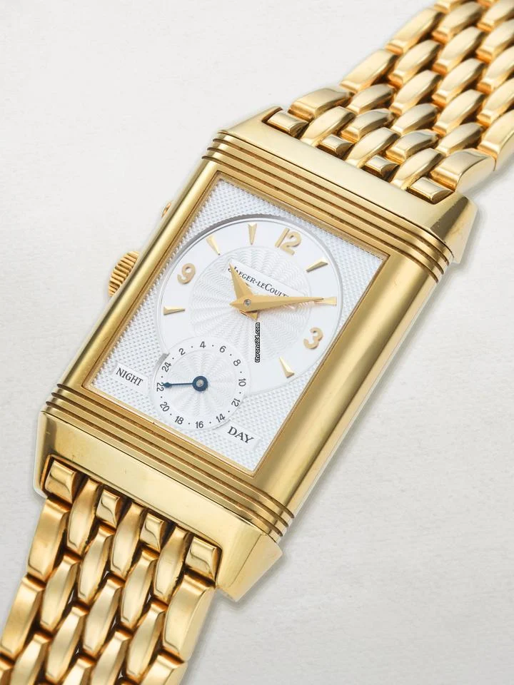 Jaeger-LeCoultre , YELLOW GOLD DUAL-TIME 'REVERSO DUOFACE' WITH DAY & NIGHT INDICATOR, REF. 270.1.54