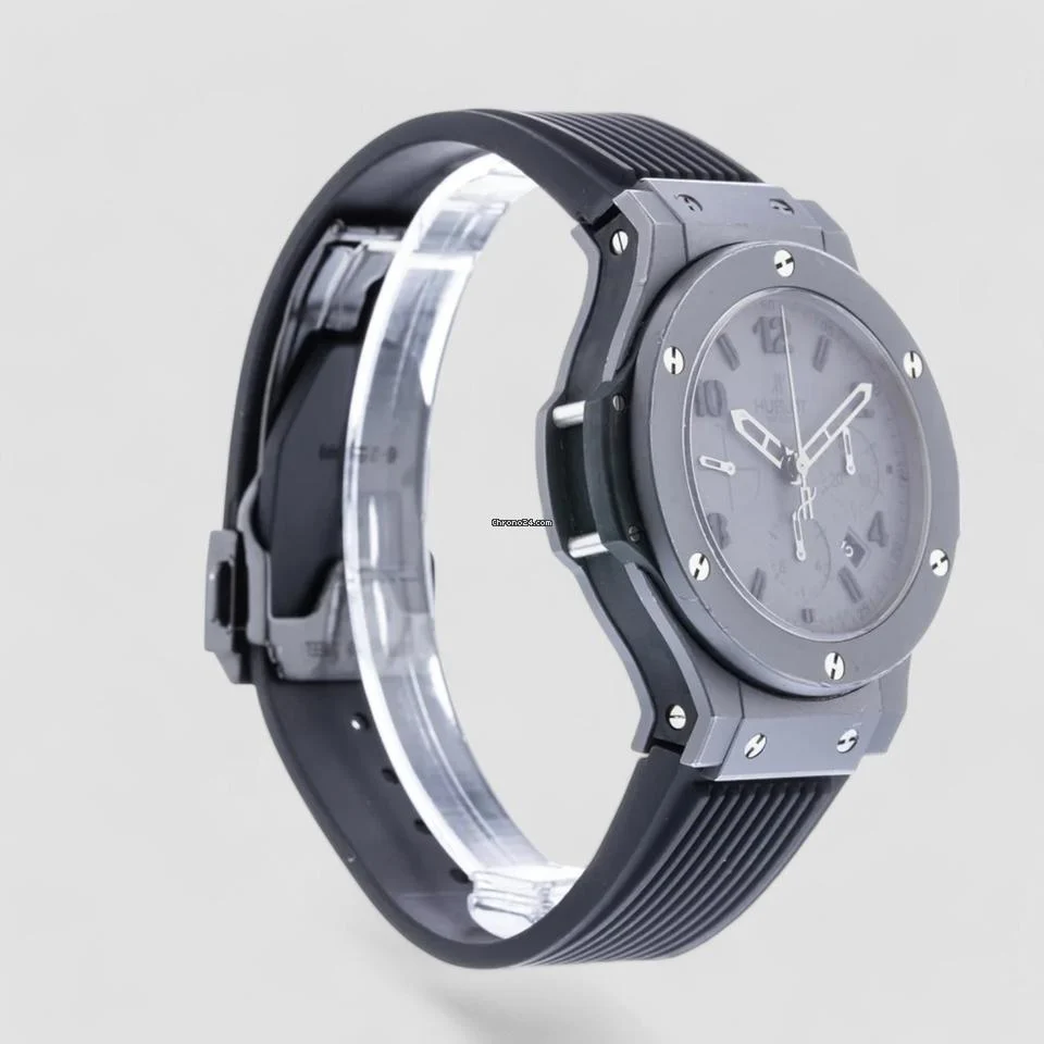 Hublot Big Bang Matte Grey Dial Black Men's Watch