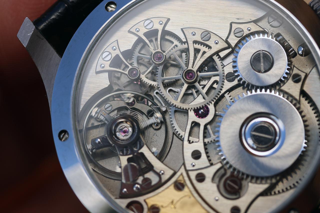 J.N. Shapiro Infinity Series Tantalum 39mm Uhren-Werke Dresden (UWD), Meteorite Guilloche