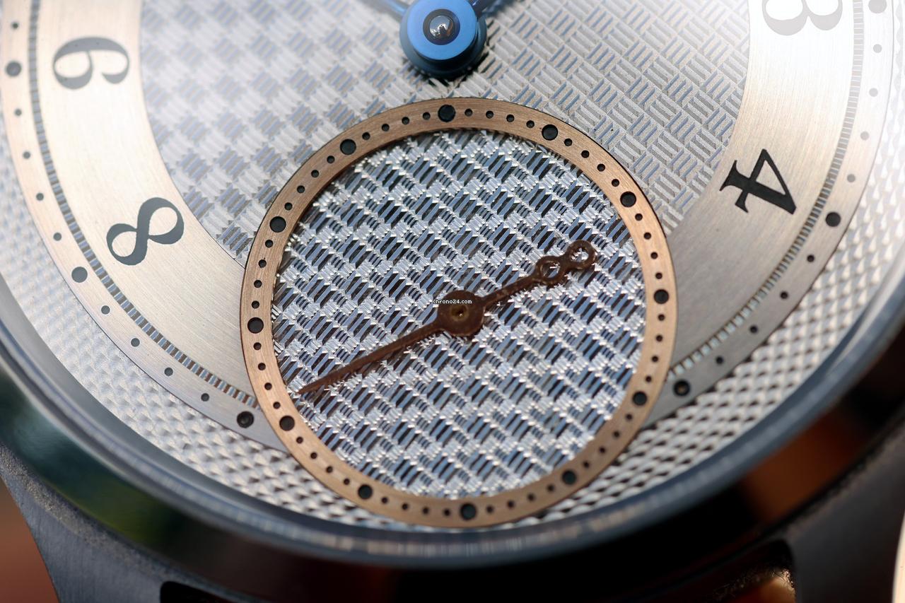 J.N. Shapiro Infinity Series Tantalum 39mm Uhren-Werke Dresden (UWD), Meteorite Guilloche