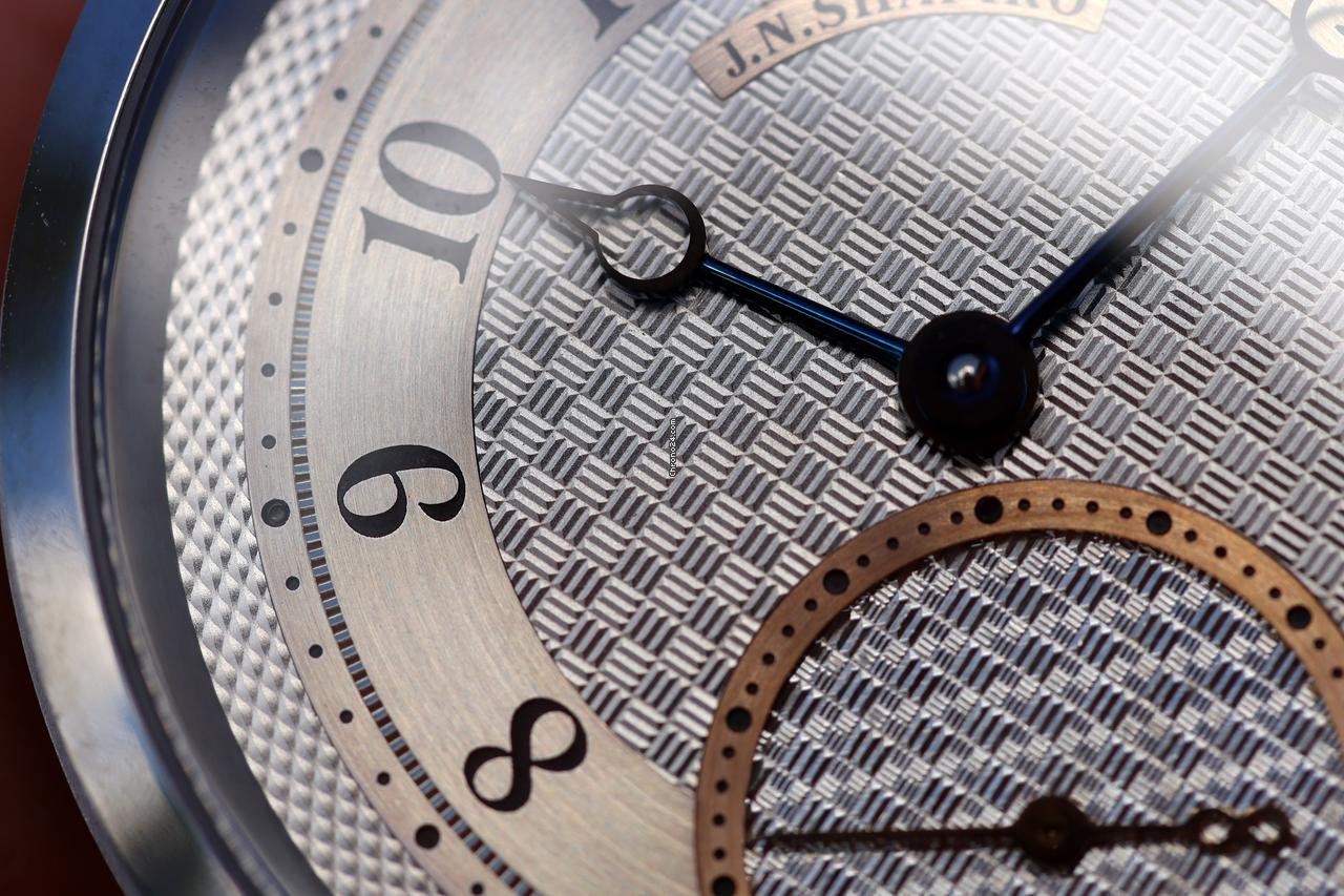 J.N. Shapiro Infinity Series Tantalum 39mm Uhren-Werke Dresden (UWD), Meteorite Guilloche