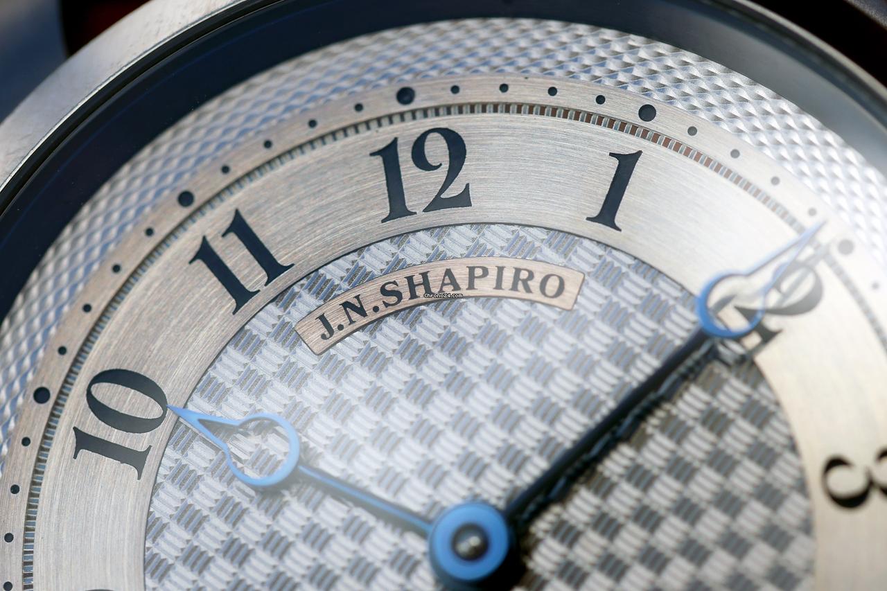 J.N. Shapiro Infinity Series Tantalum 39mm Uhren-Werke Dresden (UWD), Meteorite Guilloche
