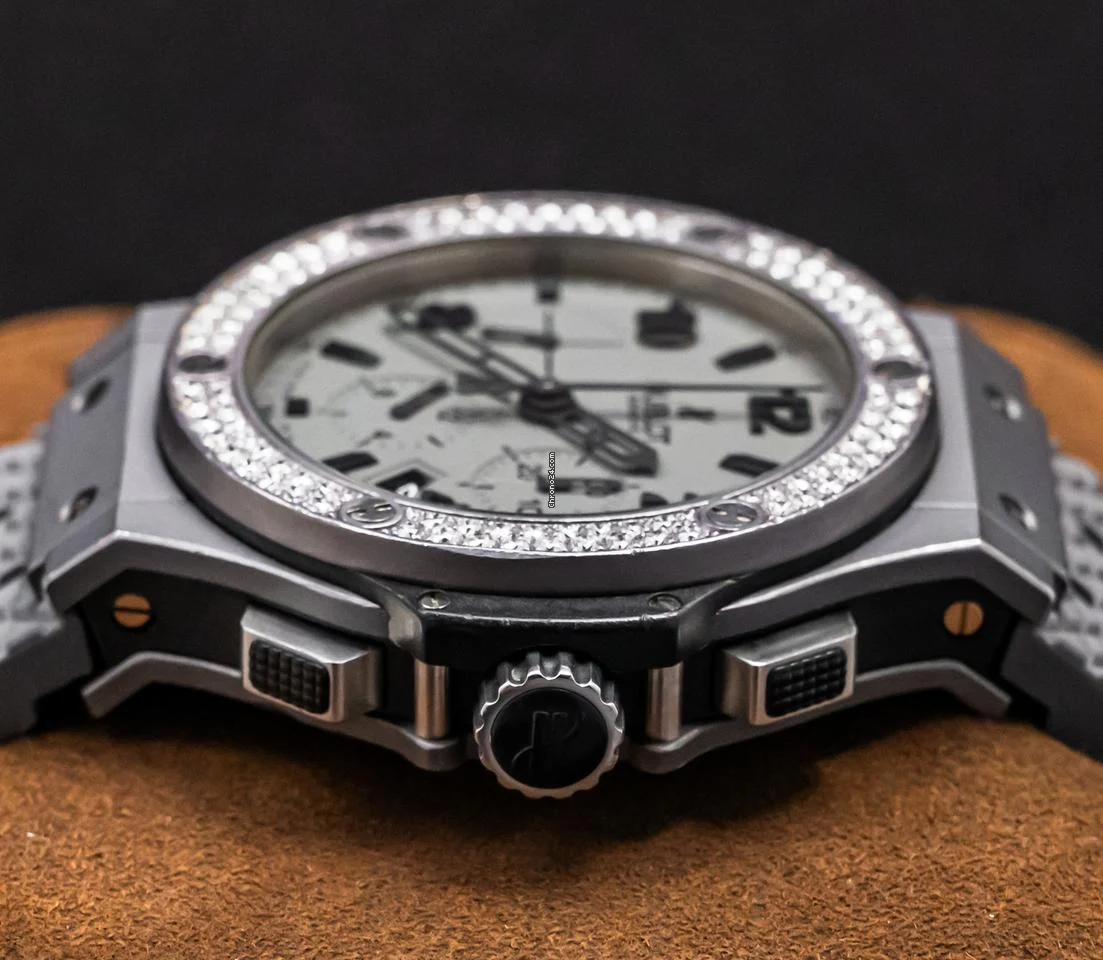 Hublot Big Bang 44mm Tantalum & Diamonds $30K MSRP Chronograph 301.AI.460.RX.114 10 Hublot Big Bang 44mm Tantalum & Diamonds $30K MSRP Chronograph 301.AI.460.RX.114