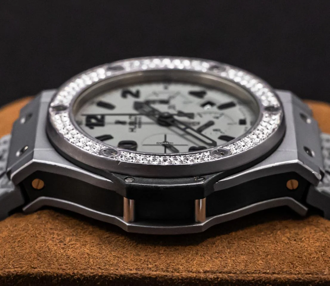 Hublot Big Bang 44mm Tantalum & Diamonds $30K MSRP Chronograph 301.AI.460.RX.114 11 Hublot Big Bang 44mm Tantalum & Diamonds $30K MSRP Chronograph 301.AI.460.RX.114