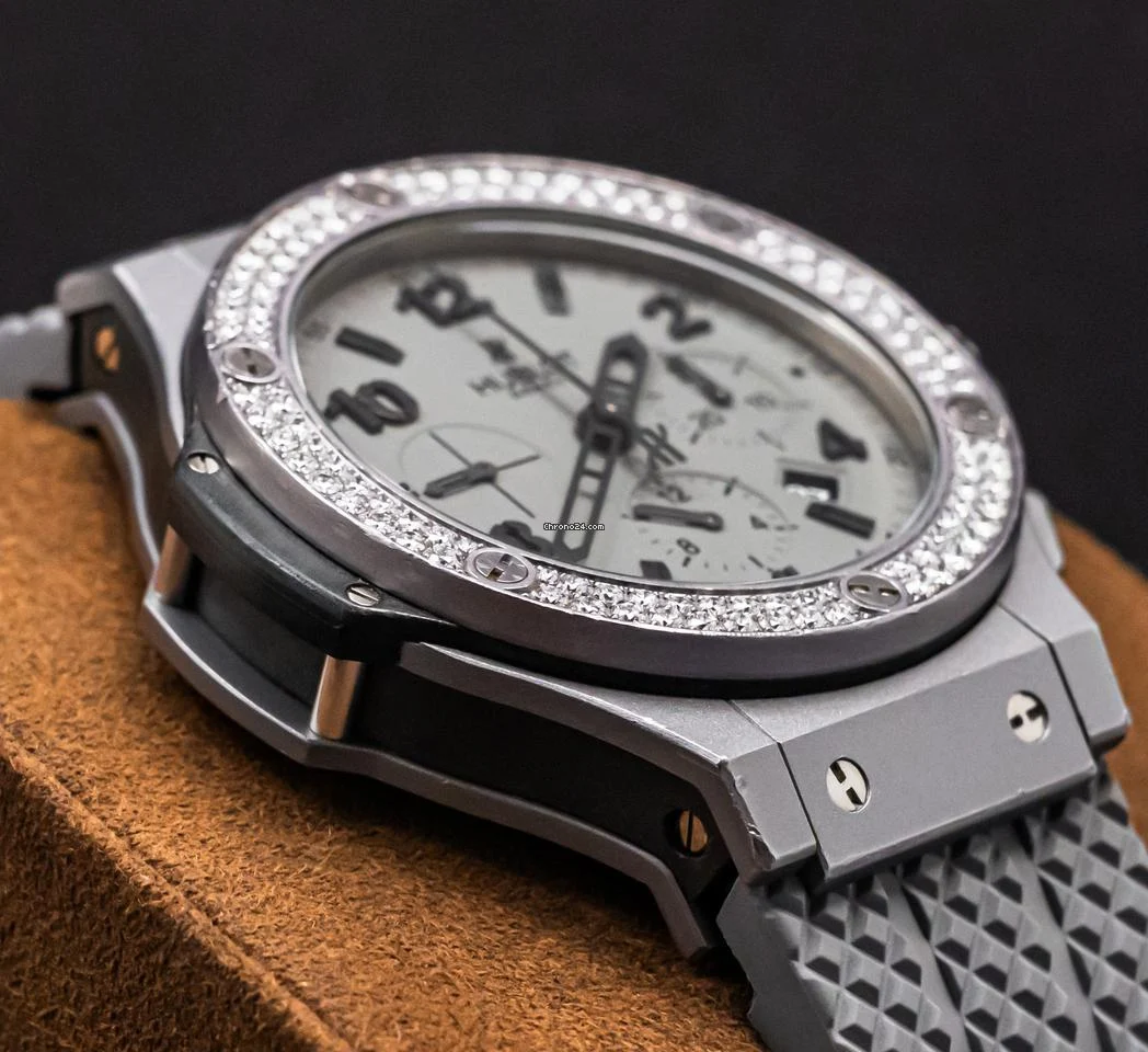 Hublot Big Bang 44mm Tantalum & Diamonds $30K MSRP Chronograph 301.AI.460.RX.114 12 Hublot Big Bang 44mm Tantalum & Diamonds $30K MSRP Chronograph 301.AI.460.RX.114