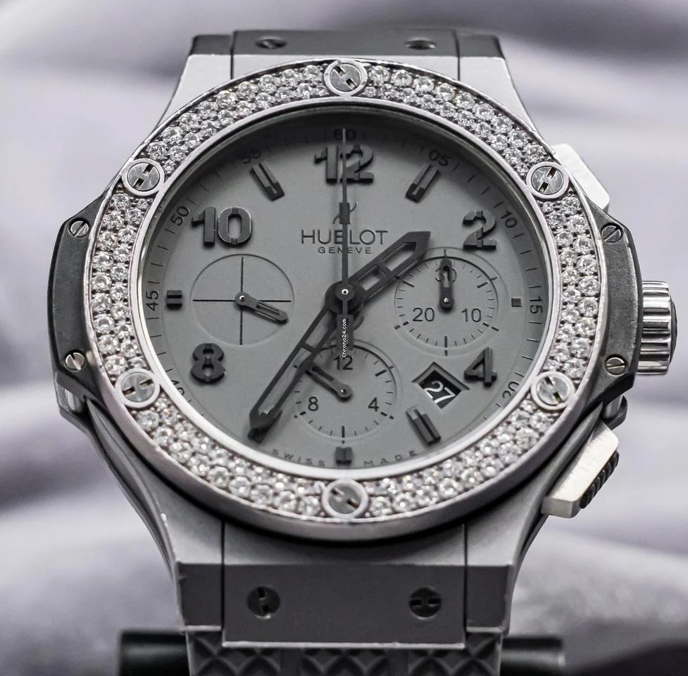 Hublot Big Bang 44mm Tantalum & Diamonds $30K MSRP Chronograph 301.AI.460.RX.114 13 Hublot Big Bang 44mm Tantalum & Diamonds $30K MSRP Chronograph 301.AI.460.RX.114