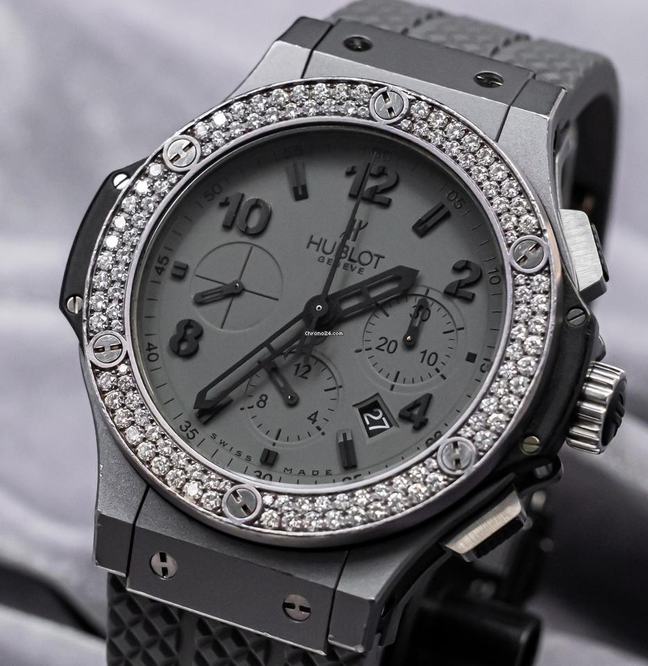 Hublot Big Bang 44mm Tantalum & Diamonds $30K MSRP Chronograph 301.AI.460.RX.114 6 Hublot Big Bang 44mm Tantalum & Diamonds $30K MSRP Chronograph 301.AI.460.RX.114