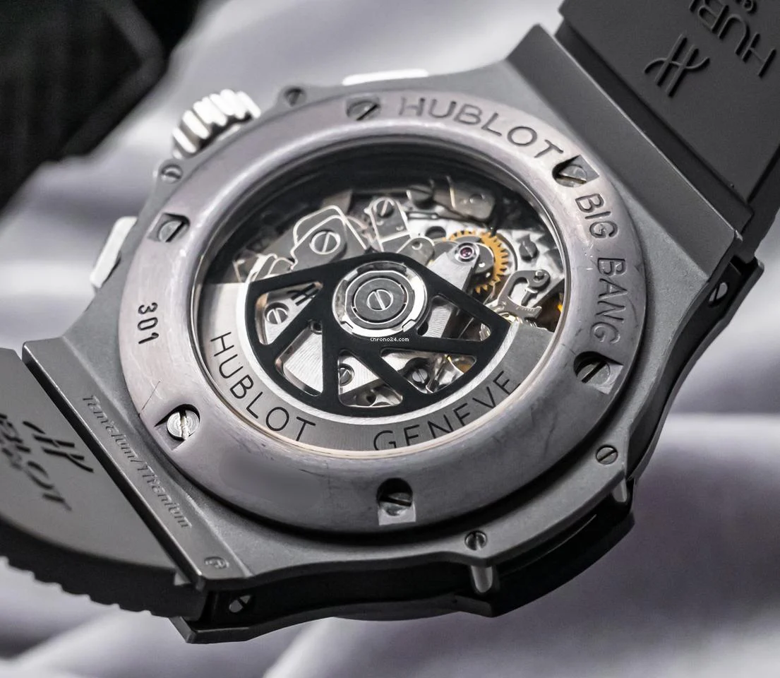 Hublot Big Bang 44mm Tantalum & Diamonds $30K MSRP Chronograph 301.AI.460.RX.114 7 Hublot Big Bang 44mm Tantalum & Diamonds $30K MSRP Chronograph 301.AI.460.RX.114