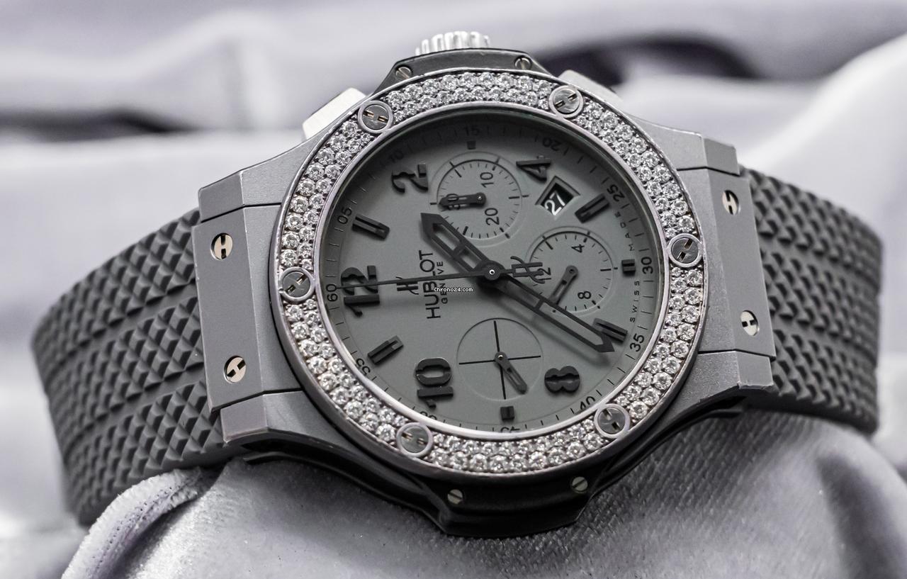 Hublot Big Bang 44mm Tantalum & Diamonds $30K MSRP Chronograph 301.AI.460.RX.114 8 Hublot Big Bang 44mm Tantalum & Diamonds $30K MSRP Chronograph 301.AI.460.RX.114