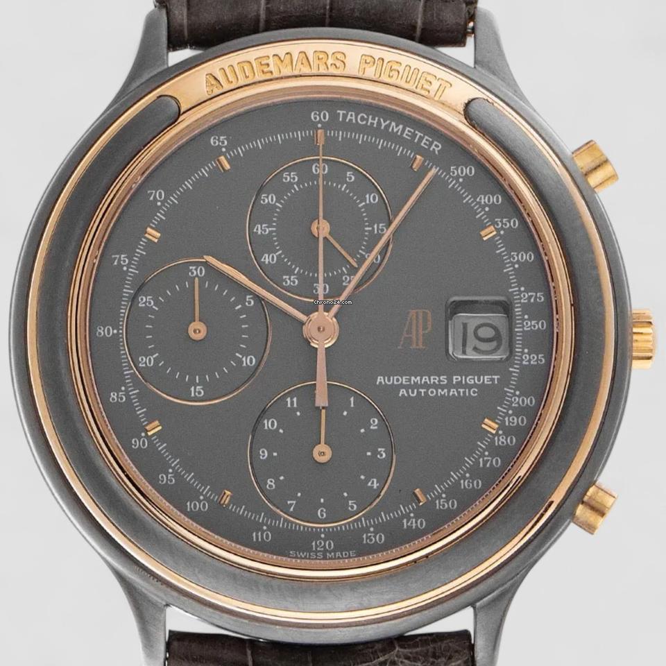 Audemars Piguet Huitieme Tantalum 18kt Rose Gold Automatic Chronograph 40mm