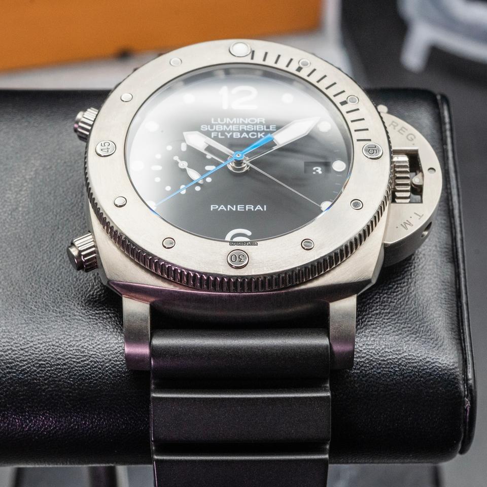Panerai PAM00614 Luminor Submersible 1950 Chrono Flyback 47mm Titanium