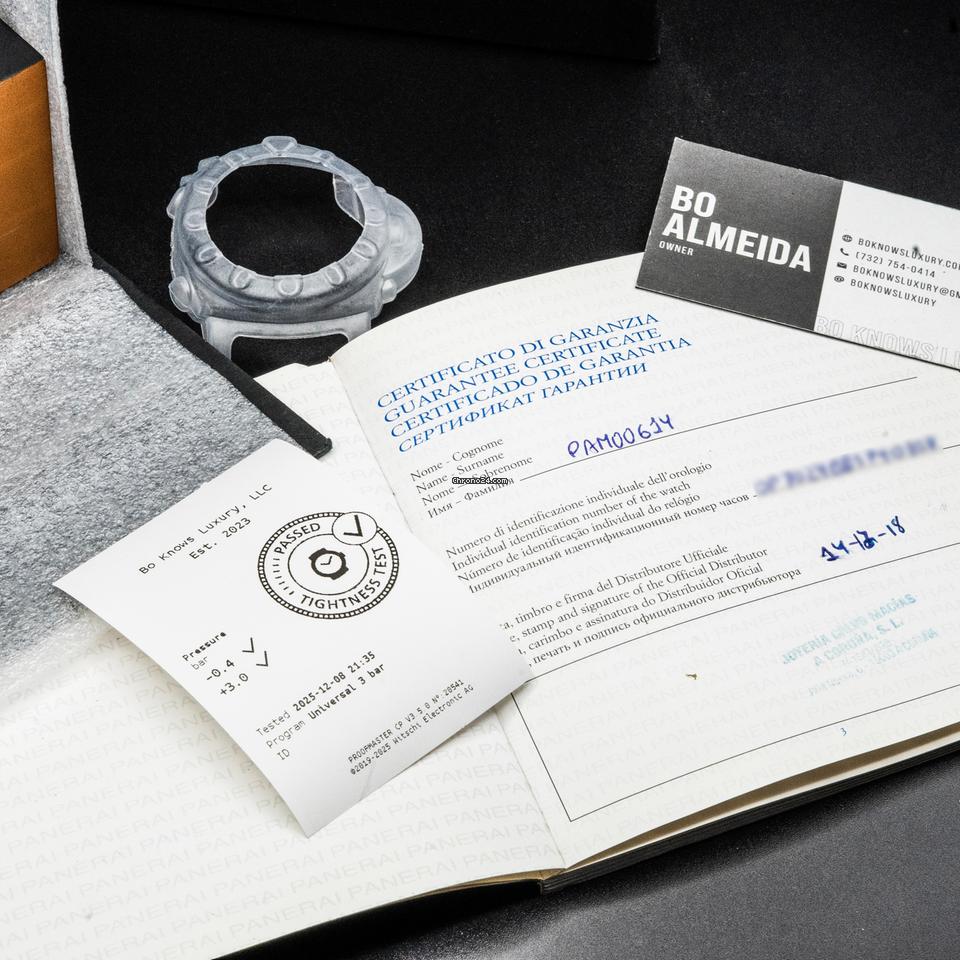 Panerai PAM00614 Luminor Submersible 1950 Chrono Flyback 47mm Titanium
