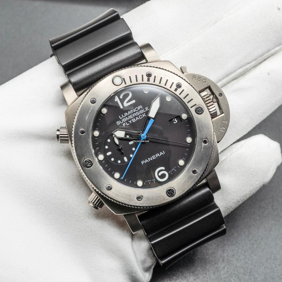 Panerai PAM00614 Luminor Submersible 1950 Chrono Flyback 47mm Titanium