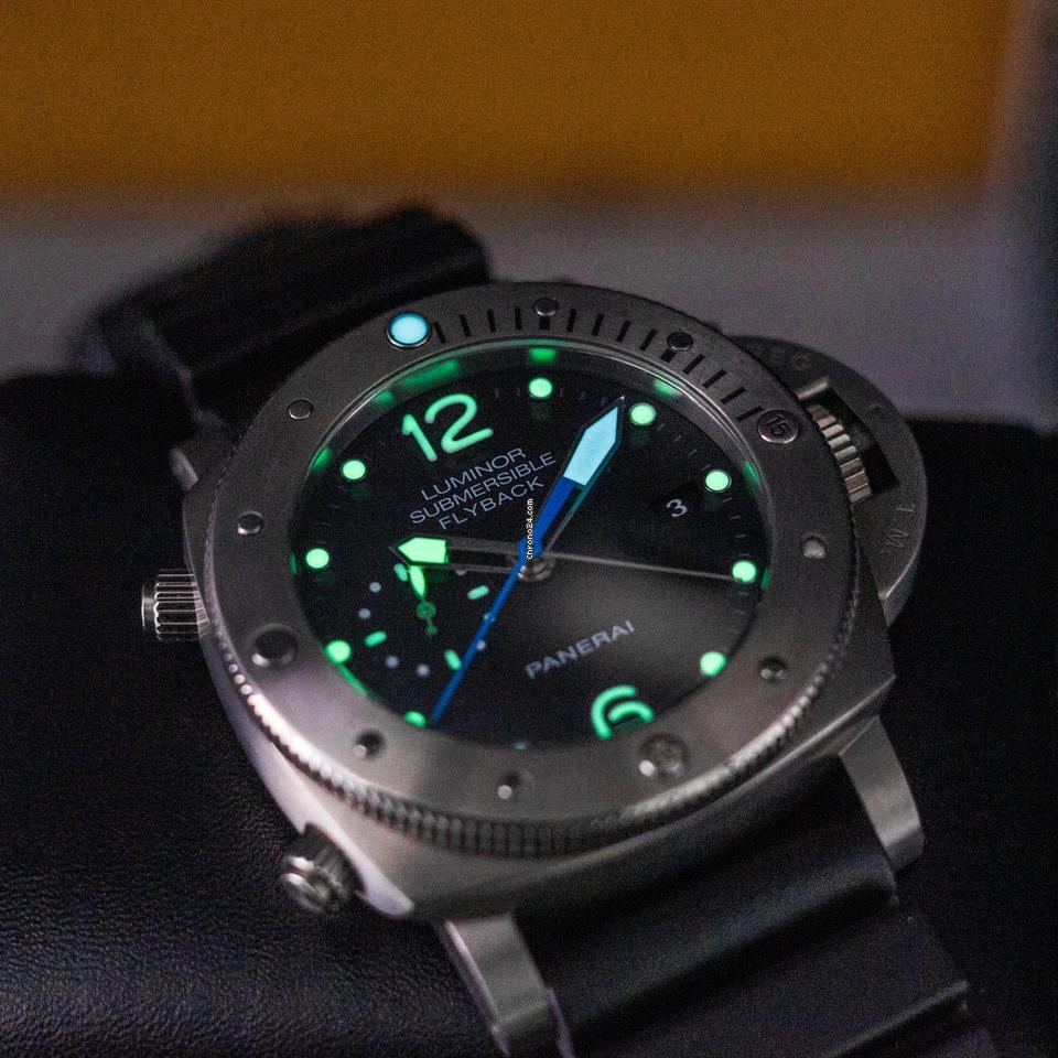 Panerai PAM00614 Luminor Submersible 1950 Chrono Flyback 47mm Titanium