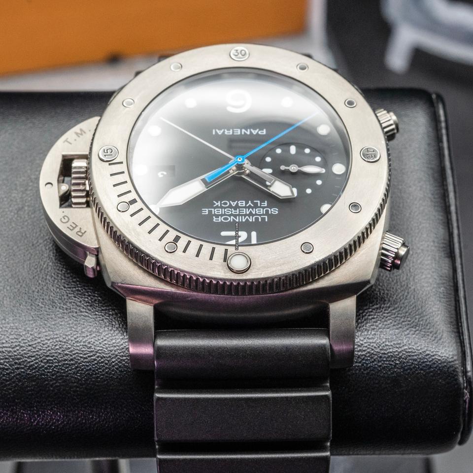 Panerai PAM00614 Luminor Submersible 1950 Chrono Flyback 47mm Titanium